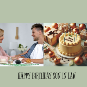 Happy Birthday Wishes for Son In Law