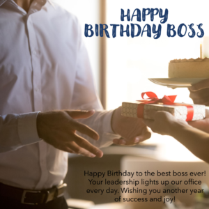 Happy Birthday Greetings For Boss