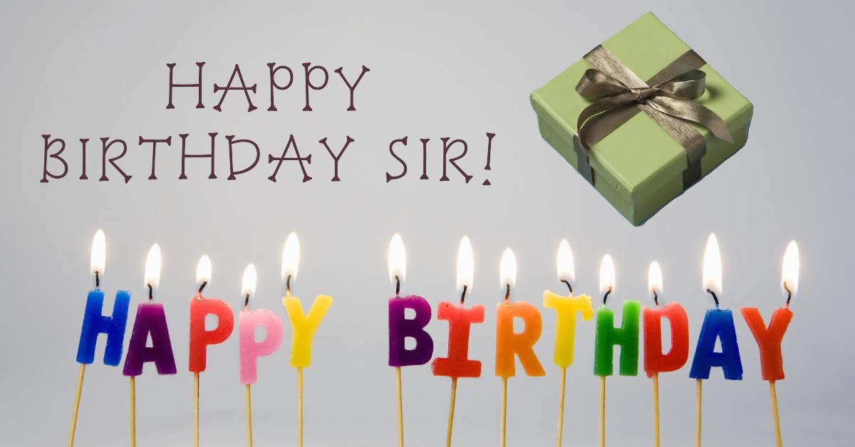 Happy Birthday Wish Quotes For Sir