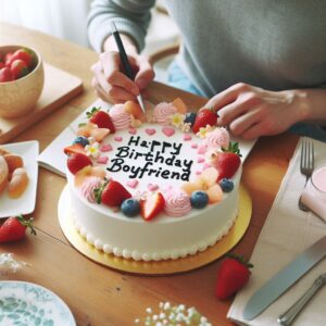 Lovely Happy Birthday Cakes For Boyfriend