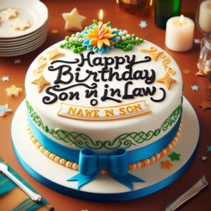 Heart-touching Happy Birthday Cakes for Son-in-law