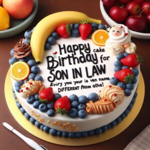 Birthday Cakes for Son-in-law