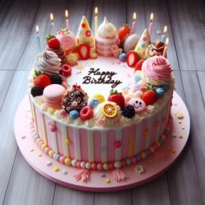 Incorporating Modern Techniques - Happy Birthday Cakes Design